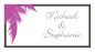 Personalize Caribbean Beach Horizontal Small Rectangle Wedding Labels